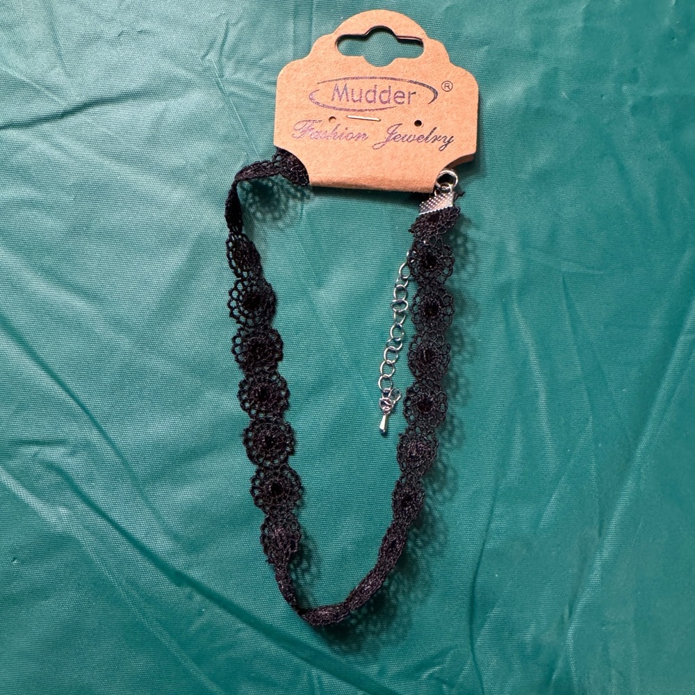 Black Lace Choker Necklace